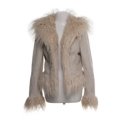 Shearling jacket (Beige) from Urban Outfitters Acrylic, Polyester
