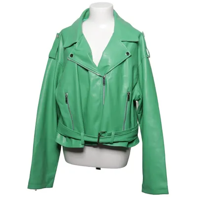 Bikerjack (Groen) van NLY Trend Polyester, Polyurethaan