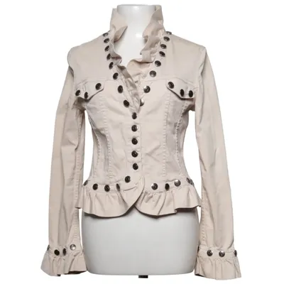 Jacka (Beige) från Linda Carlén Bomull, Elastan