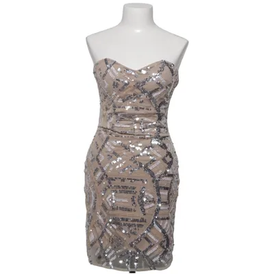 Cocktailjurk (Beige, Zilver) van Shail K Polyester