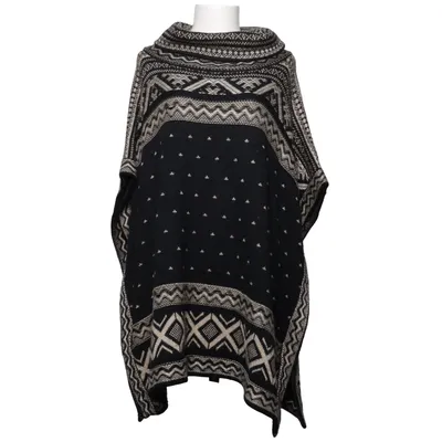 Poncho (Zwart, Beige) van Monsoon Acryl, Wol