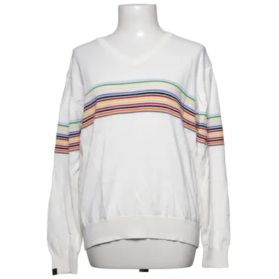 Pullover (White, Multicolored) from Lobster Golfwear Cotton