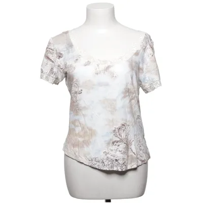 Top (Beige, Blau, Mehrfarbig) von ClaMal Baumwolle, Polyamid