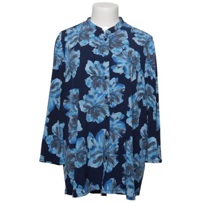 Blouse (Blue, Black) from VA Milano Elastane, Polyester