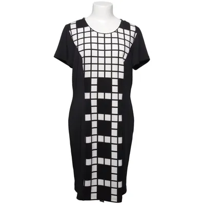 Robe (Noir, Blanc) de Tia Élasthane, Polyester
