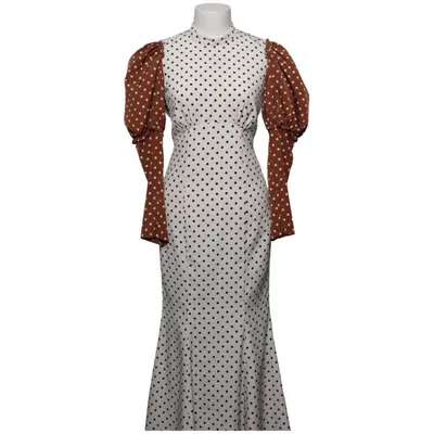 Maxikleid (Weiß, Braun) von Rejina Pyo Polyester