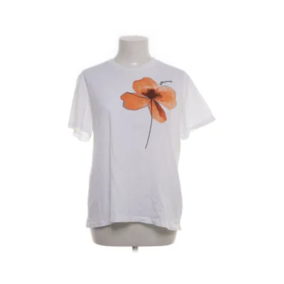 T-shirt (Wit, Meerkleurig) van Ganni Organisch katoen