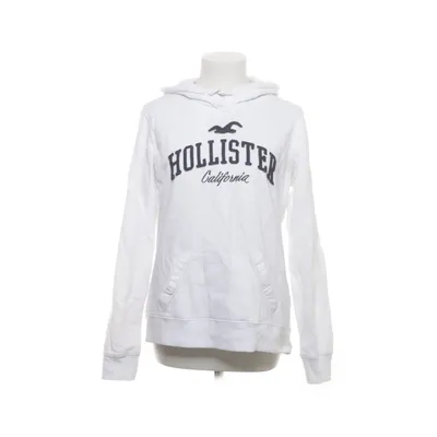 Huvtröja (Vit) från Hollister Bomull, Polyester