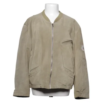 Leather jacket (Green) from Boomerang Suede, Viscose