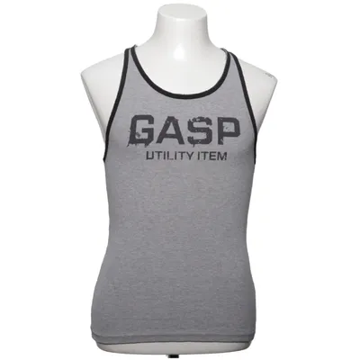 Tank Top (Gray, Black) from Gasp Cotton, Elastane, Polyester