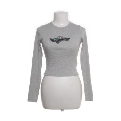 Blouse (Grijs) van Edikted Katoen, Elastaan