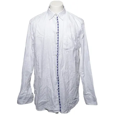 Chemise (Blanc, Bleu) de SØR Coton