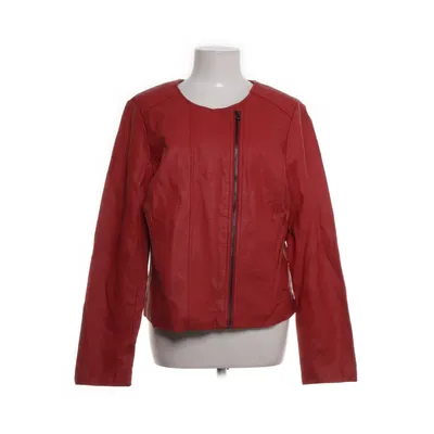 Jacket (Red) from R Edition Polyester, Polyurethane, Viscose