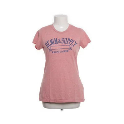 T-shirt (Roze) van Denim & Supply Ralph Lauren Katoen, Polyester