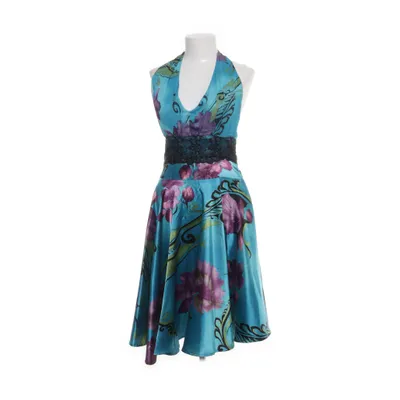 Halterneck-kjole (Blå, Flerfarvet) fra Fashion Wave Polyester