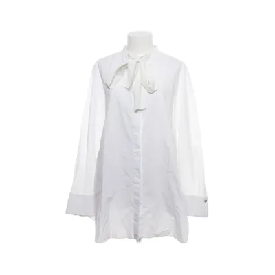Blouse lavallière (Blanc) de Dorothee Schumacher Coton, Soie