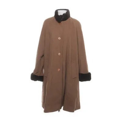 Coat (Brown, Black) from Number One by KappAhl Polyamide, Wool