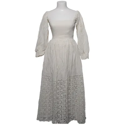 Jurk (Wit) van Free People Katoen, Polyester, Viscose