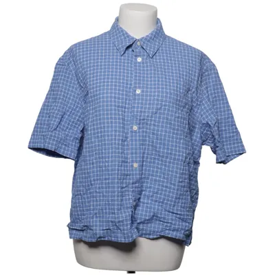 Korte mouwen shirt (Blauw, Wit) van Zara Katoen