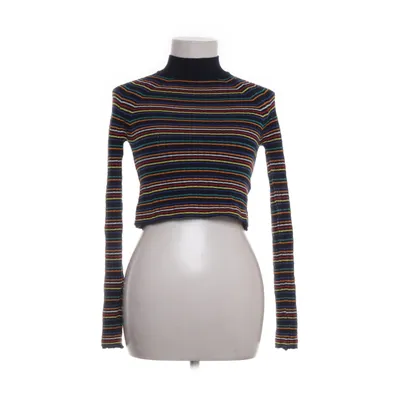 Crop top (Blue, Multicolored) from Zara Knit