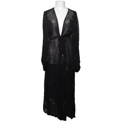 Dressing gown (Black) from Zara Viscose