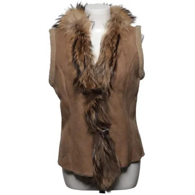 Outer vest (Brown) from Vent couvert Leather