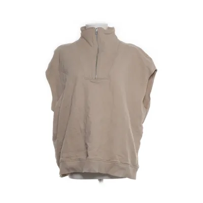 Korte mouwen capuchon sweater (Beige) van Stay Katoen