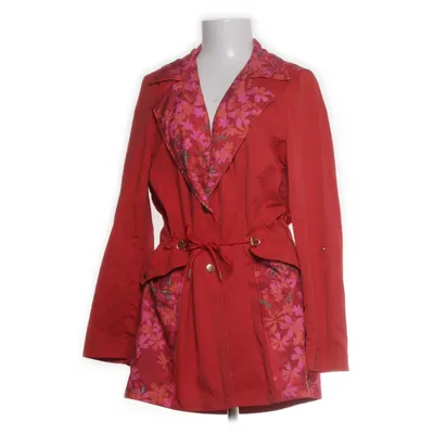 Jacka (Röd, Flerfärgad) från Desigual Bomull, Nylon, Polyester