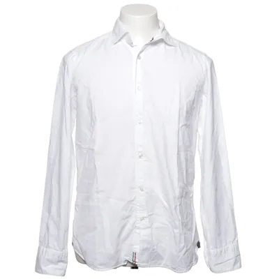 Shirt (Wit) van Tintoria Mattei Katoen