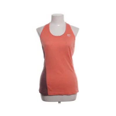 Sport tanktop (Oranje, Rood) van Ortovox Elastaan, Lyocell, Polyamide, Polyester, Wol