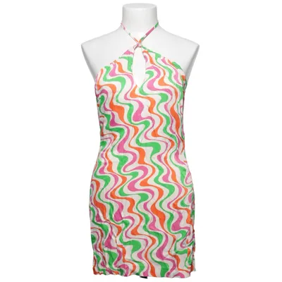 Halterneckklänning (Vit, Rosa, Grön, Orange) från Zara Elastan, Viskos