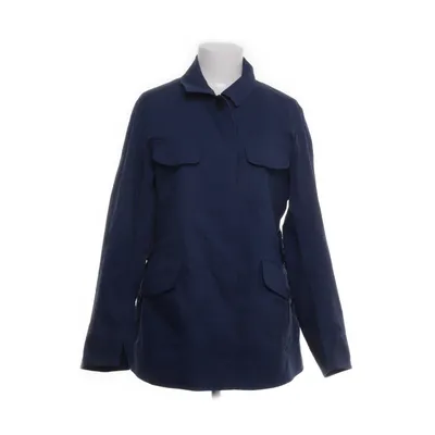 Arbejdsjakke (Blå) fra Uniqlo Bomuld, Linned, Polyester