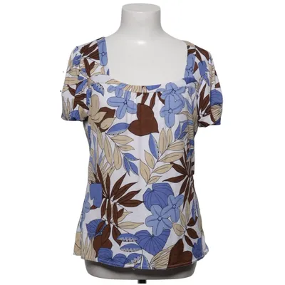 Top (Wit, Blauw, Bruin) van Ecoline Polyester, Viscose