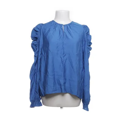 Bluse (Blå) fra Second Female Polyester, Viscose