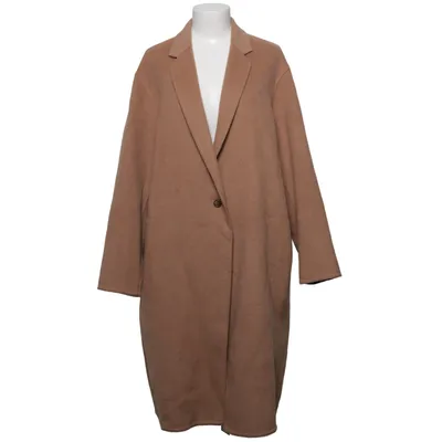 Coat (Beige) from Uniqlo Polyamide, Polyester, Wool