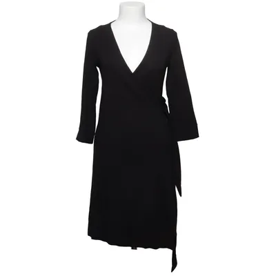 Wikkeljurk (Zwart) van Vera Velour Elastaan, Viscose