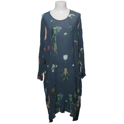 Jurk (Blauw, Meerkleurig) van Grizas Zijde, Viscose