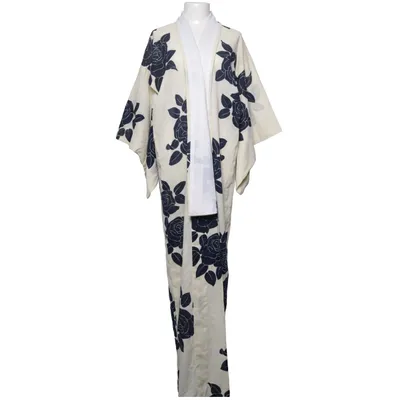 Kimono (Beige, Bleu)