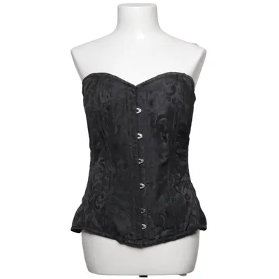 Korsett (Svart) från Burleska Couture Bomull, Polyester