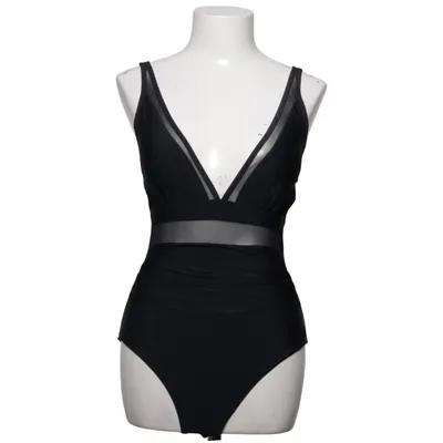 Maillot de bain une pièce (Noir) Élasthane, Polyamide