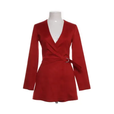 Omlottklänning (Röd) från Zara Trafaluc Collection Elastan, Polyester
