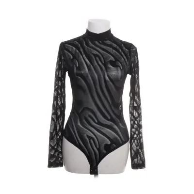 Romper (Zwart) van By Swan Paris Elastaan, Polyester, Viscose