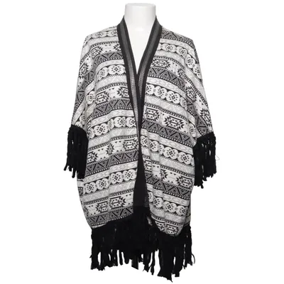 Cardigan (Zwart, Wit) van Azara Katoen, Elastaan, Polyester