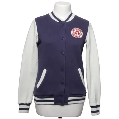 Veste universitaire (Bleu, Blanc) de Fishbone Coton, Polyester