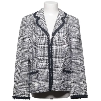 Blazer (Noir, Blanc) de Avantgarde Coton, Polyamide, Polyester, Polyuréthane, Viscose, Laine