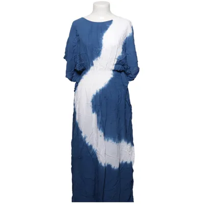 Maxi jurk (Blauw, Wit, Meerkleurig) van Crystal Viscose