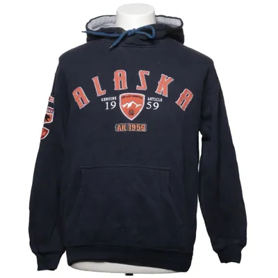 Sweat à capuche (Bleu) de Prairie Mountain Coton, Polyester
