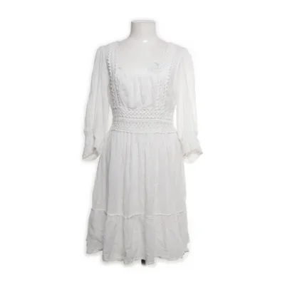 Klänning (Vit) från Lindex Bomull, Polyester