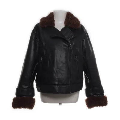 Shearlingjakke (Sort, Flerfarvet) fra H&M Polyester