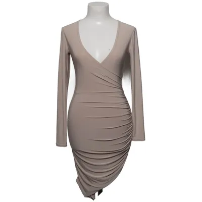 Wrap dress (Beige) from NLY One Elastane, Polyester